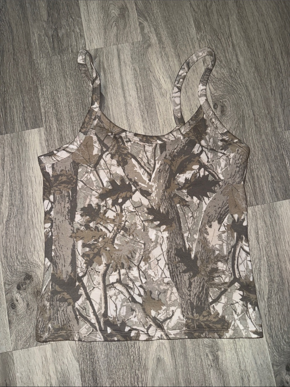 Aritzia Camo Print Tank Top